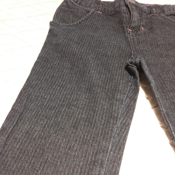 Calvin Klein pinstripe jeans with flowers - Picture 6 of 9